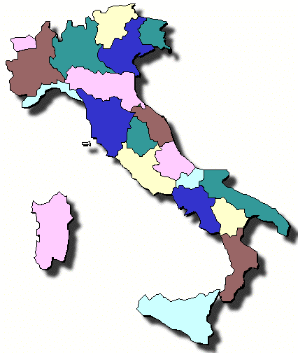 Mappa dell'Italia